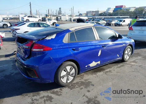 2019 Hyundai Ioniq Hybrid Blue from USA, damaged, VIN KMHC65LCXKU168802